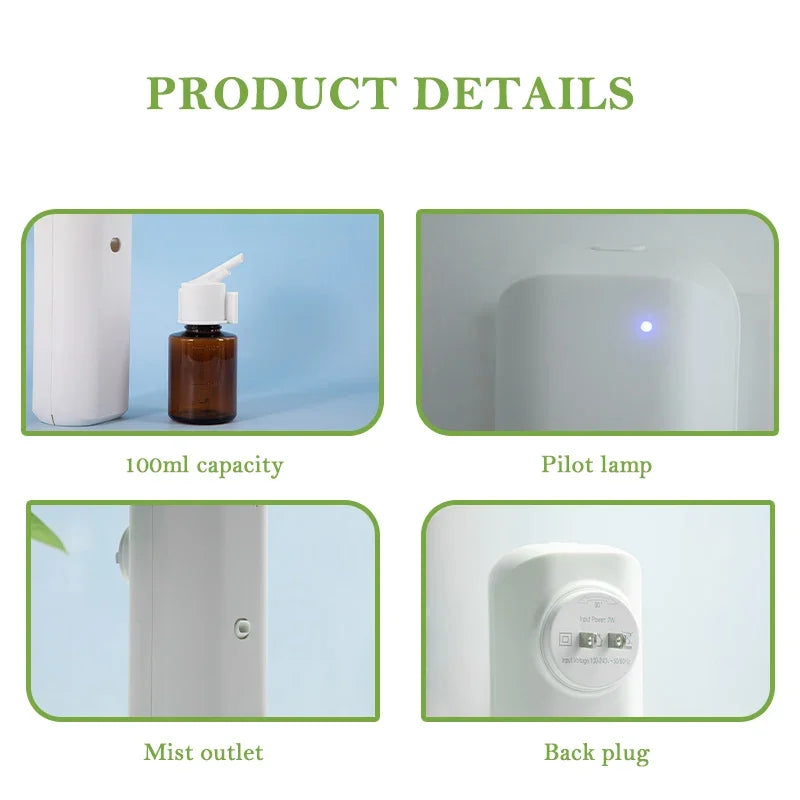 Namste Coverage 300m³ Aromatherapy machine Electric Fragrance Diffuser Bluetooth Home Air Freshener Wall Mounted Air Purifier