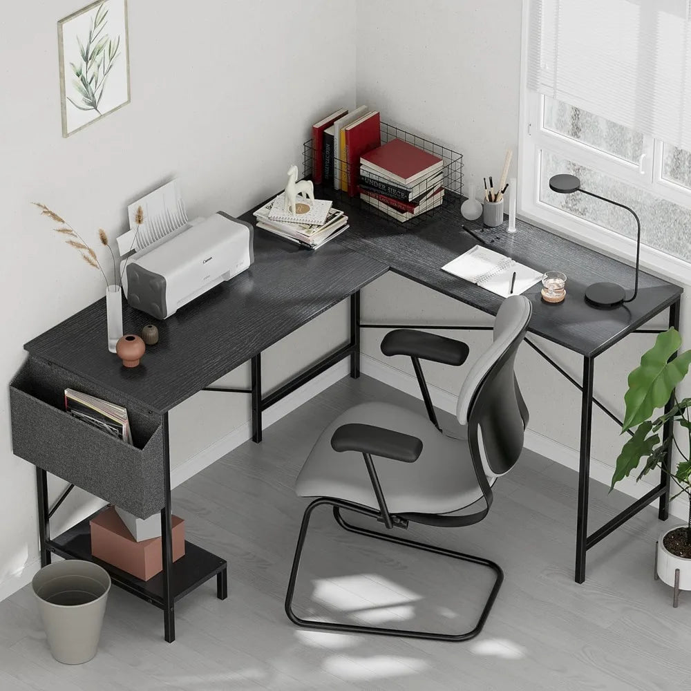 infiniPower 50" L-Shaped Gaming Desk