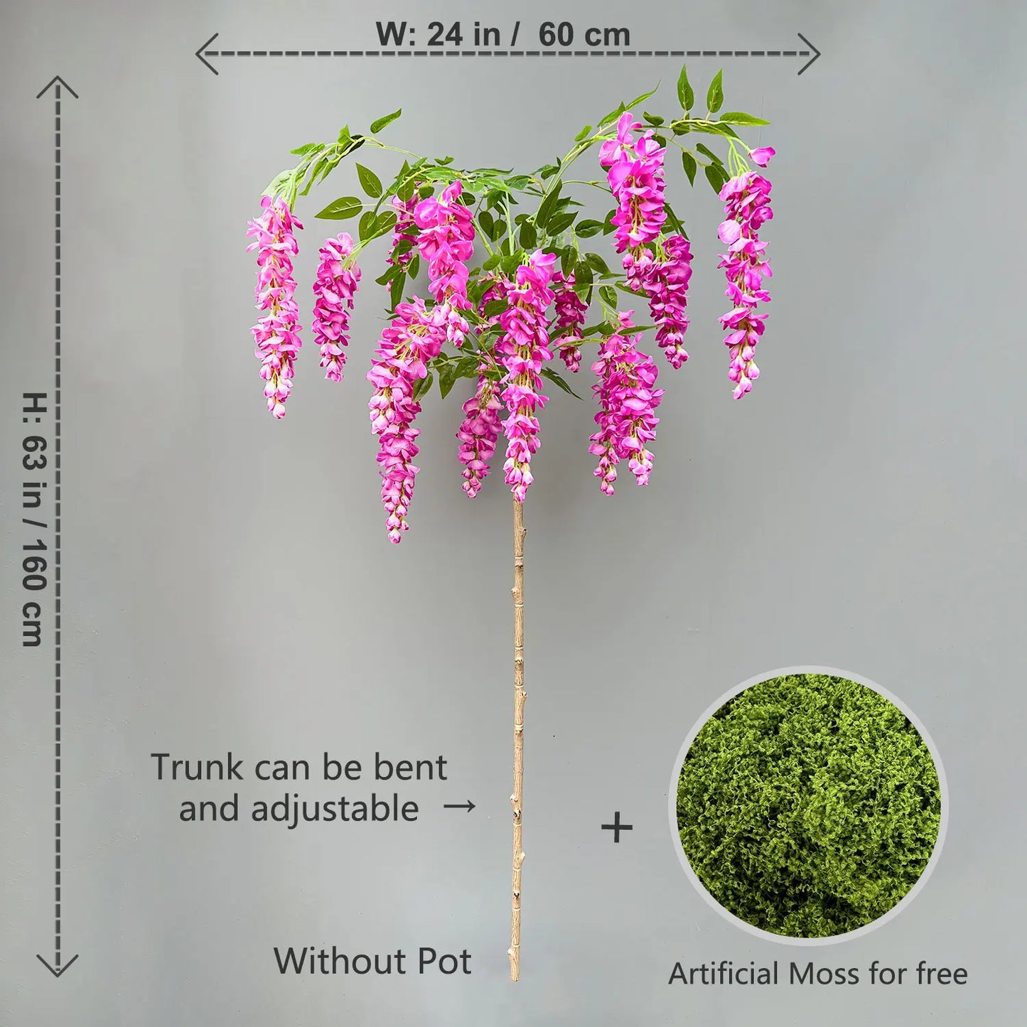 Artificial Wisteria Tree Décor