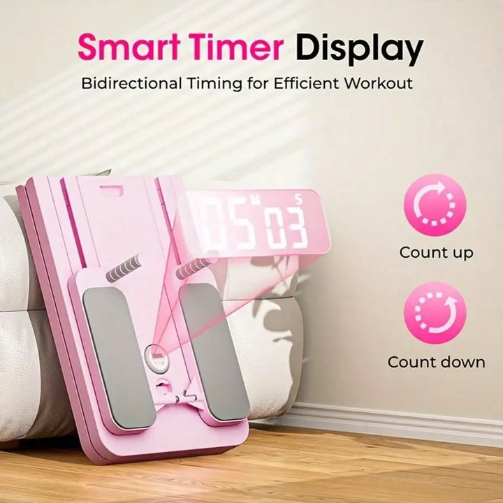 Multifunctional Fitness Board with Automatic Rebound, Foldable Exercise Machine - Full Body Exercise Equipment, Home Pilates