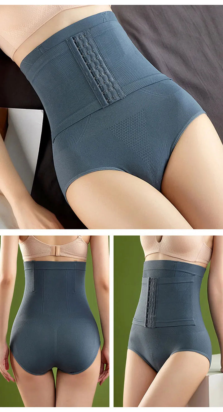 High Waist Non-slip Tummy Control Slimming Women Briefs Shapewear Body Shaper Control Panties Ladies Waist Trainer Underwear