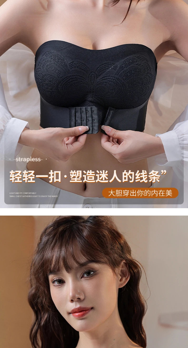 Front Closure Posture Corrector Bras M-6XL Women Sports Underwear Sleep Bras Butterfly Beaty Back Bralette Humpback Correct Tops