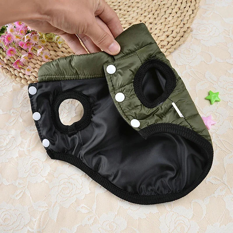 Reversible Winter Dog Coat