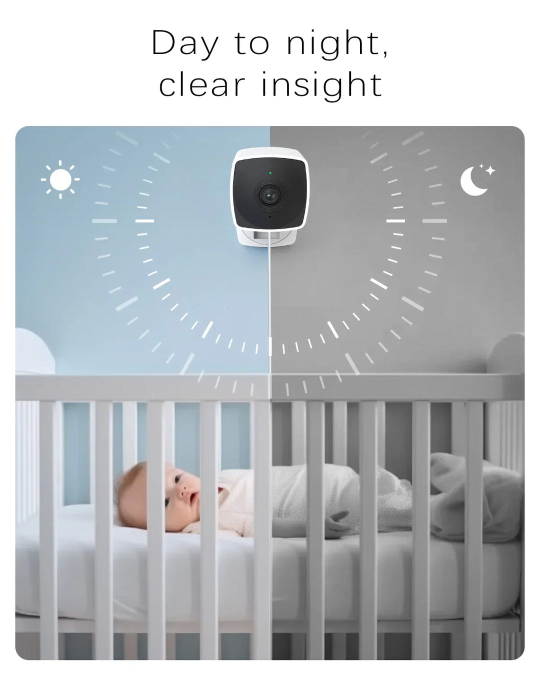 Blurams 5/2.4 GHz Baby Camera Indoor,2K Pet Dog Security Camera with Phone App w/AI Motion Detection,2-Way Talk, Night Vision