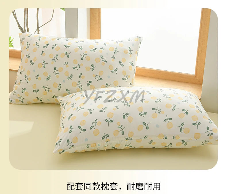 New Florals Spring Summer Blanket for Single Double Soft Skin-friendly Quilt Breathable Comfortable Air Conditioning Comforter