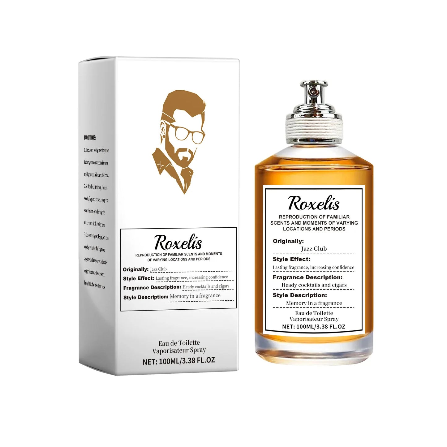 Roxelis Jazz Wood Tobacco Perfume for Man