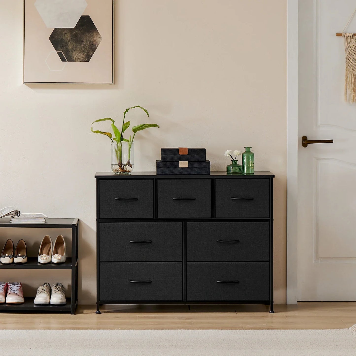 Modern Wooden Dresser with Drawers