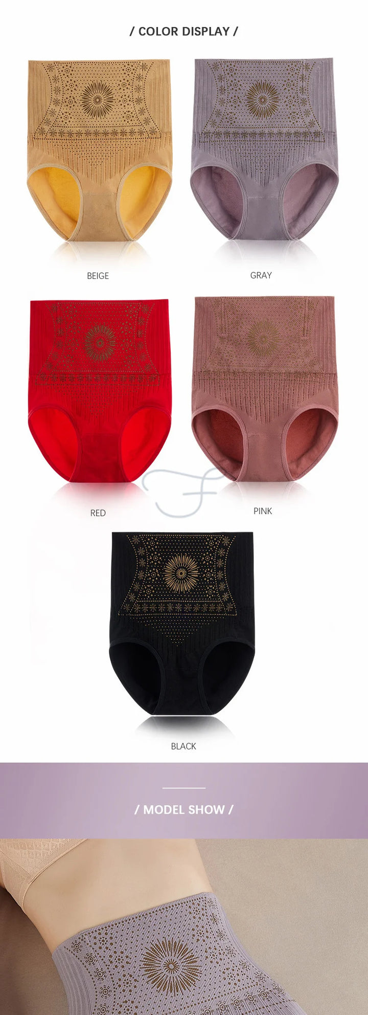 Flarixa High Waist Seamless Shaping Briefs Slimming Panties Women Faja Postpartum Abdominal Pants Body Shaper Underwear Slimmer