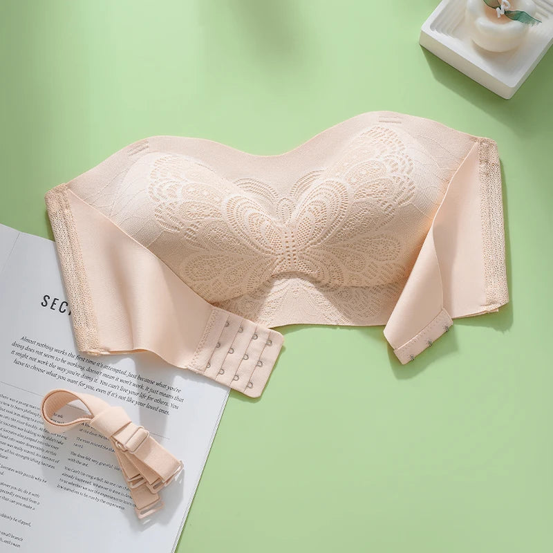 Front Closure Posture Corrector Bras M-6XL Women Sports Underwear Sleep Bras Butterfly Beaty Back Bralette Humpback Correct Tops