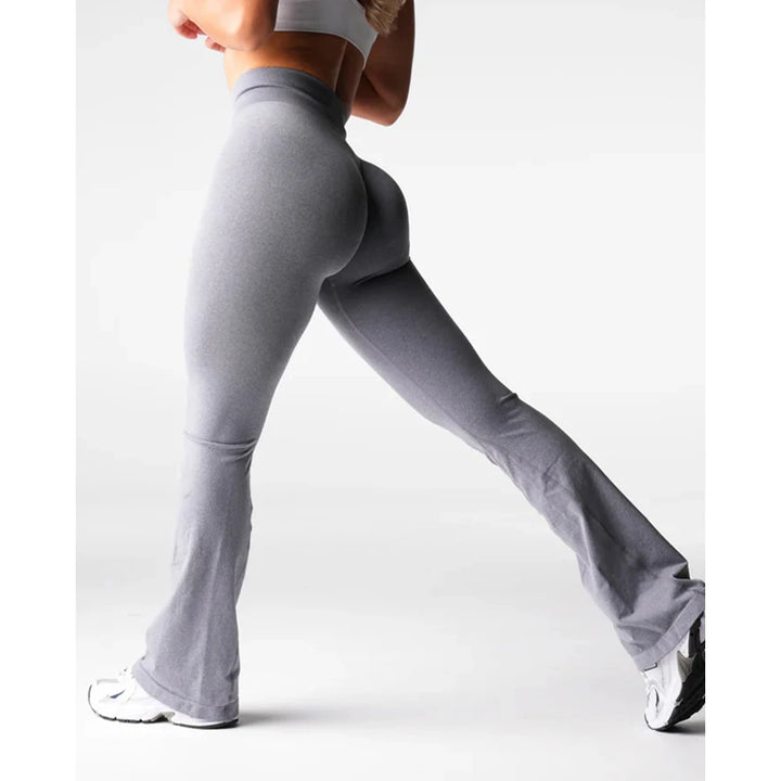 New Black Effortless Flare Leggings Women Soft Workout Tights Fitness Outfits Yoga Pants Gym Wear Spandex Leggings