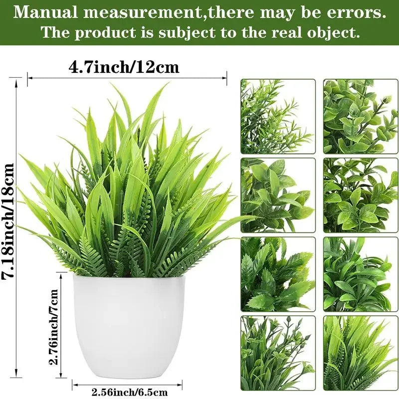 Mini Artificial Eucalyptus Potted Plant