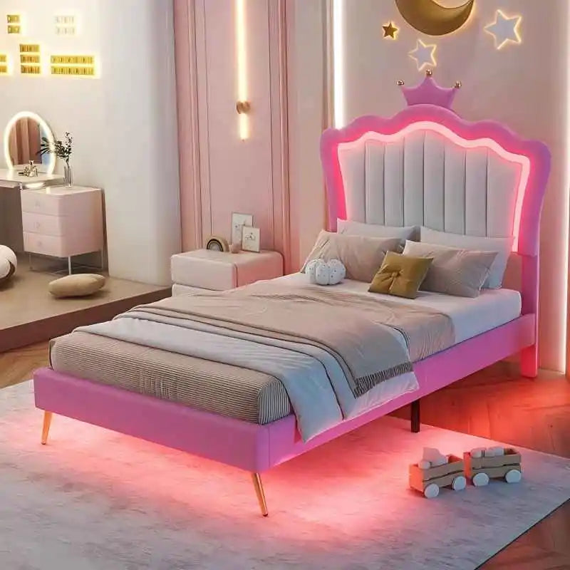 Twin Princess Bed with Storage