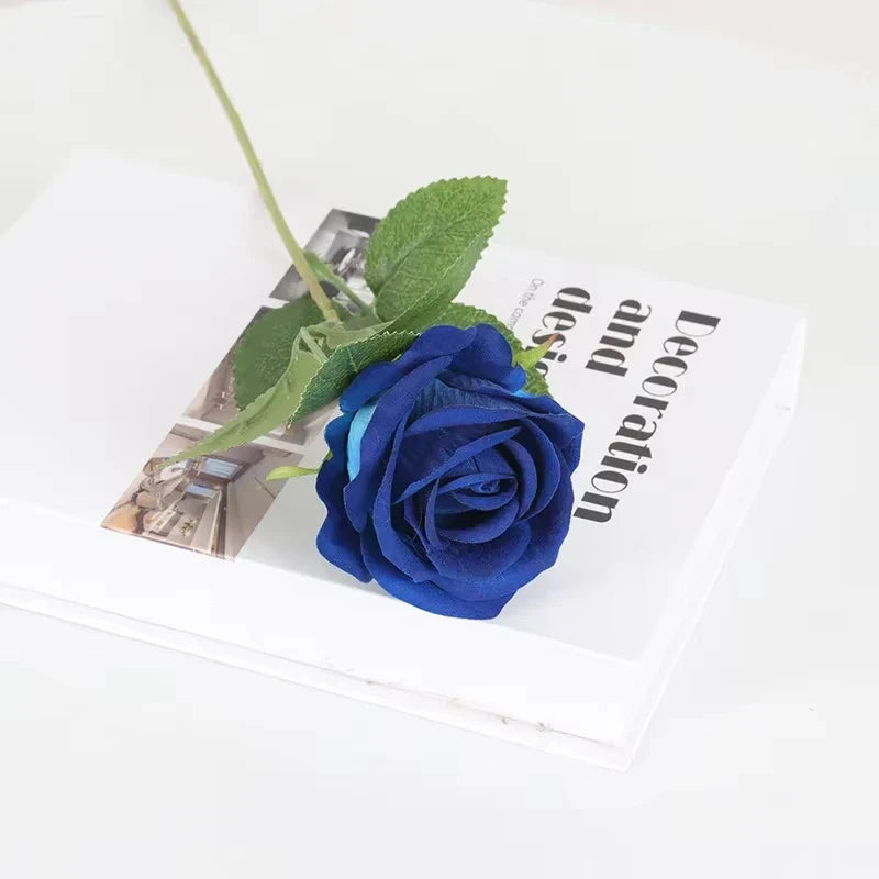 Artificial Flannel Rose Bouquet