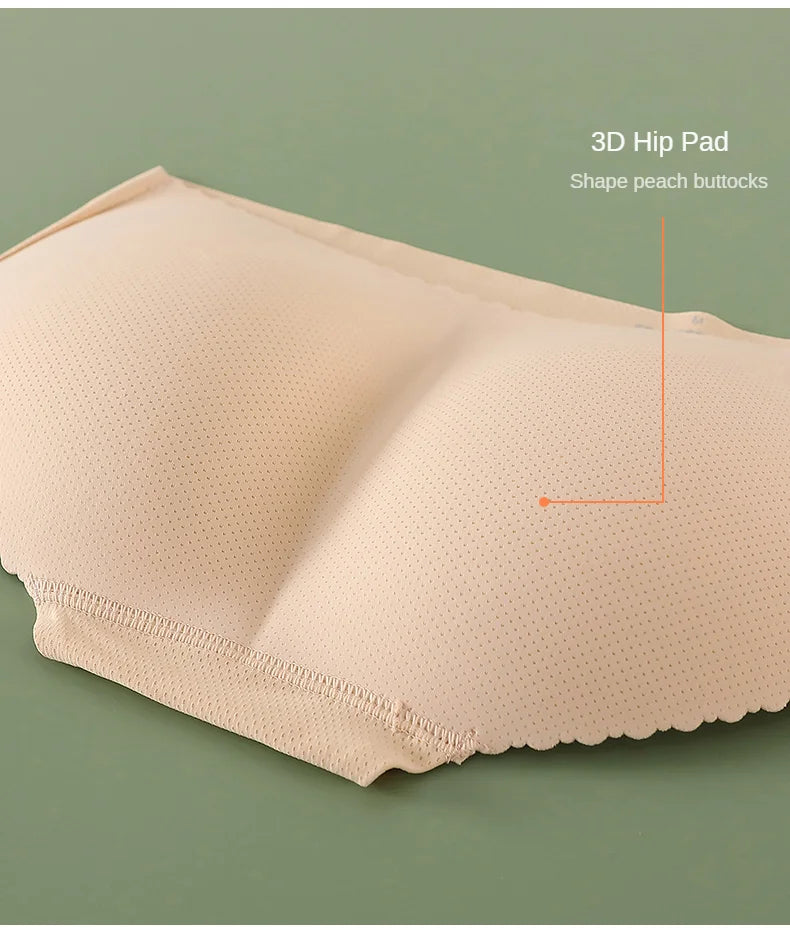 Women Butt Pad Enhancer Panties Hip Padded Underwear Tummy Control Butt Lifter Shapewear Panty Seamless Fake Buttock Slim Briefs