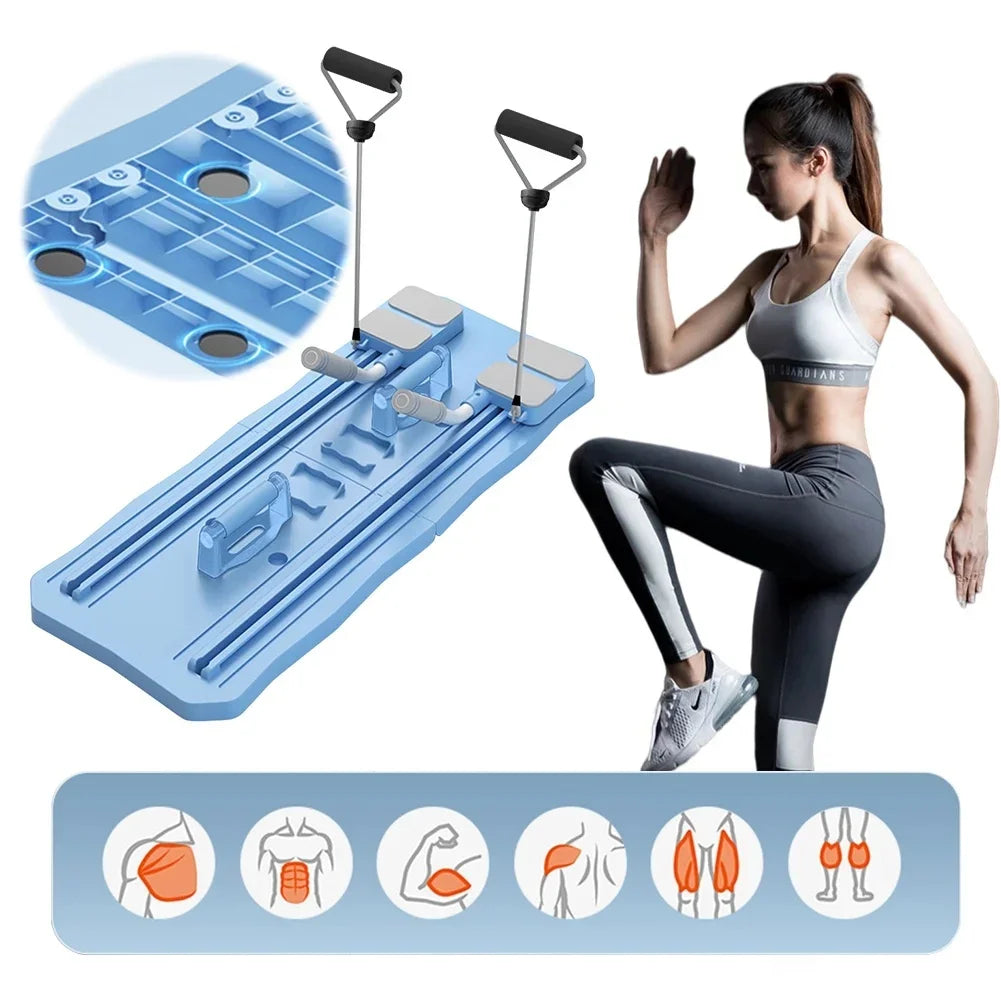 High-quality Multifunctional Fitness Board Abdominal Board Non Slip Workout Board Foldable Push Up Home Gym Equipment
