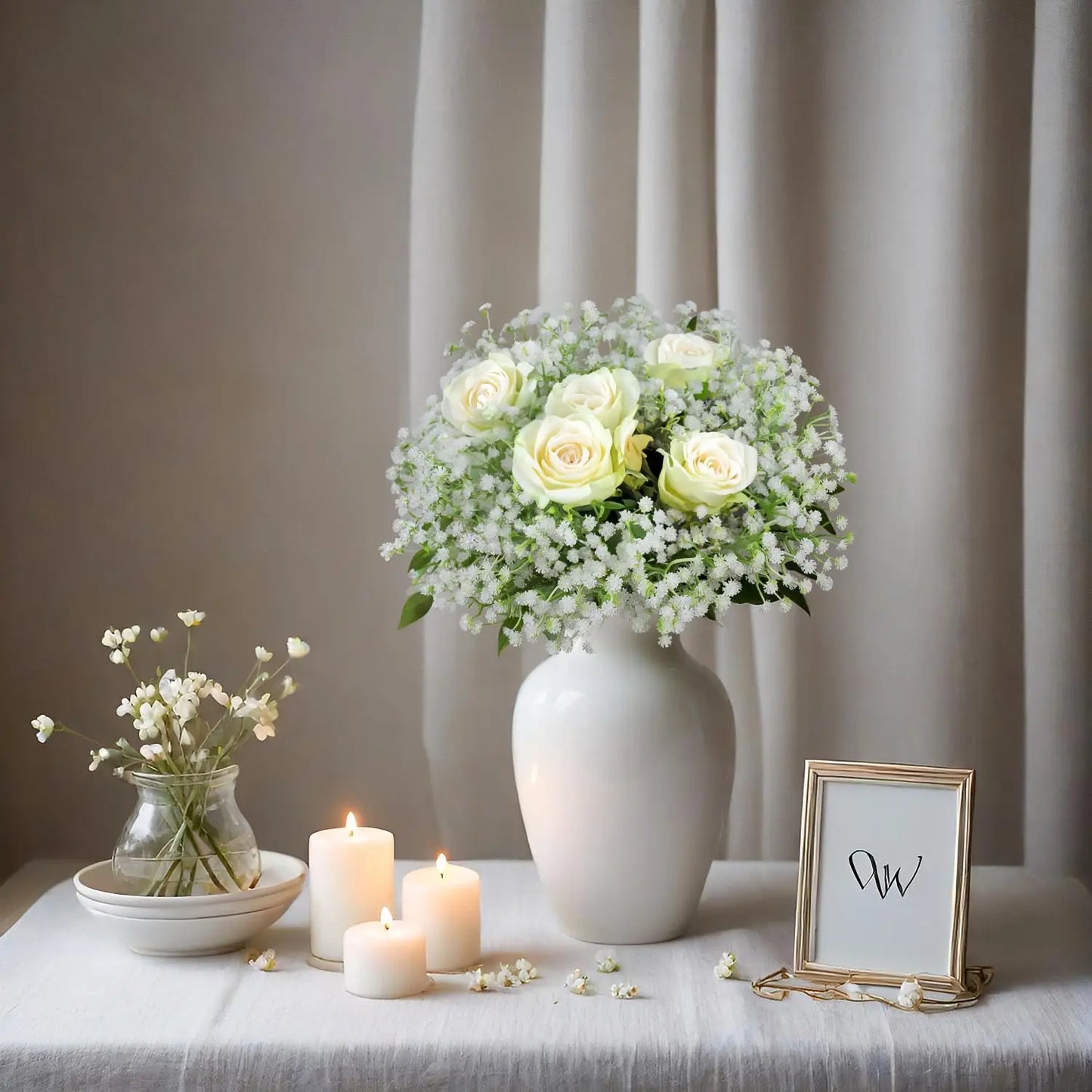 Artificial Baby’s Breath Bouquet