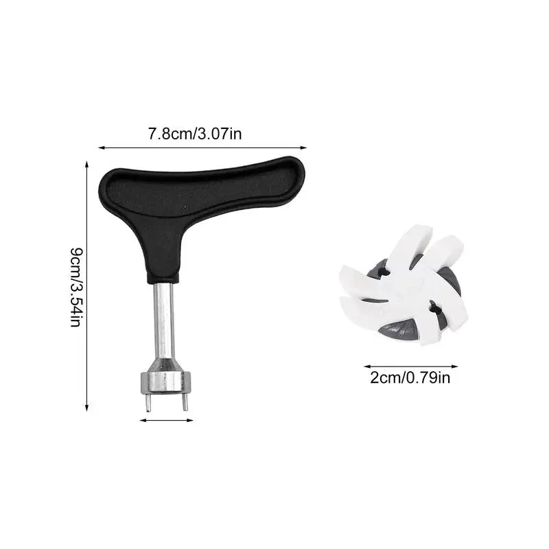 Golf Shoe Spikes Replacements Golf Cleat Spikes Anti Slip Footwears Portable Quick Twist Golf Spikes Convenient Golf CleatsShoe