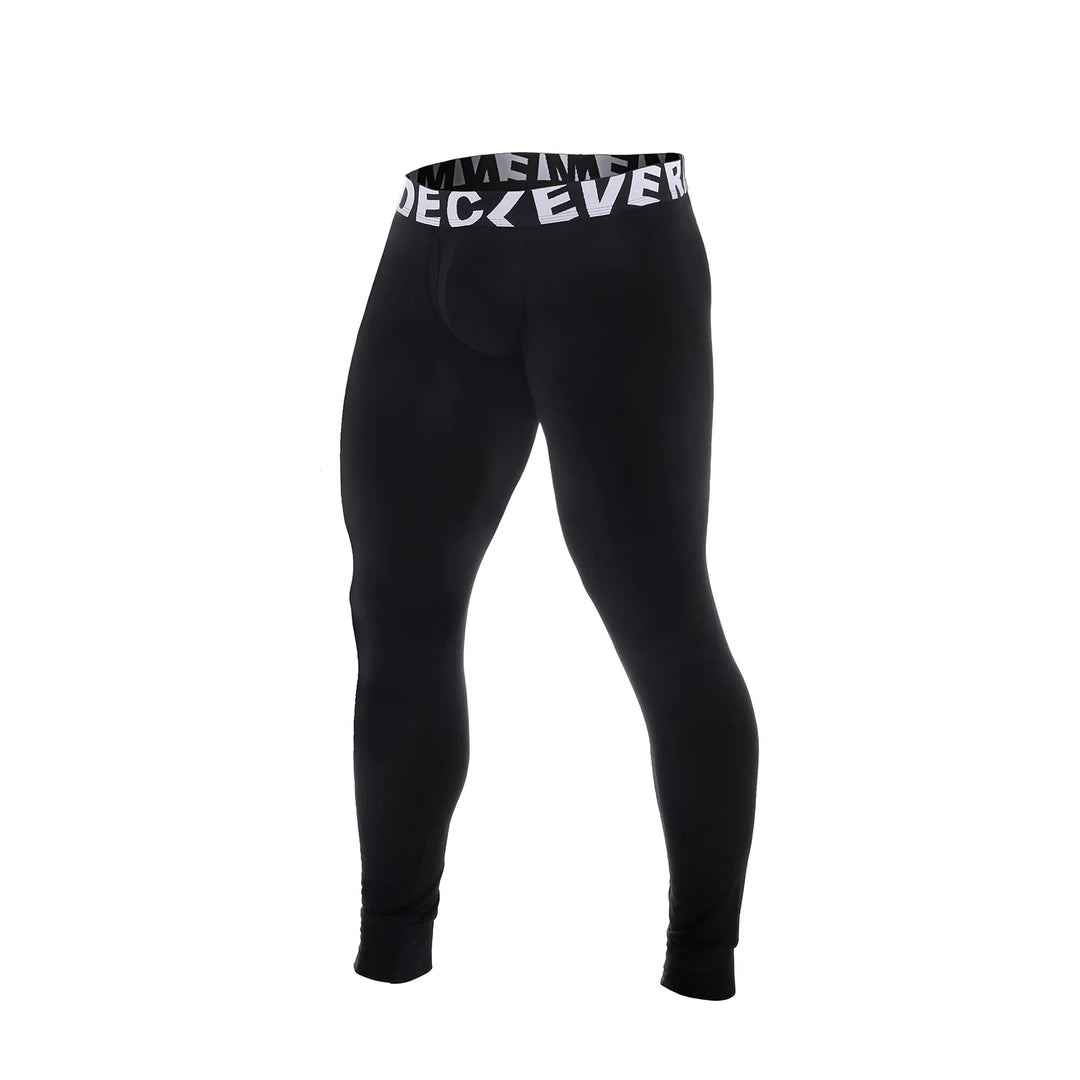 CLEVER-MENMODE Thermal Underwear Men's Sexy Penis Pouch Thermo Long Johns Pants Modal Leggings Bottoms Warm Pants Elastic