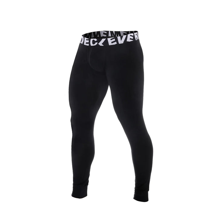 CLEVER-MENMODE Thermal Underwear Men's Sexy Penis Pouch Thermo Long Johns Pants Modal Leggings Bottoms Warm Pants Elastic