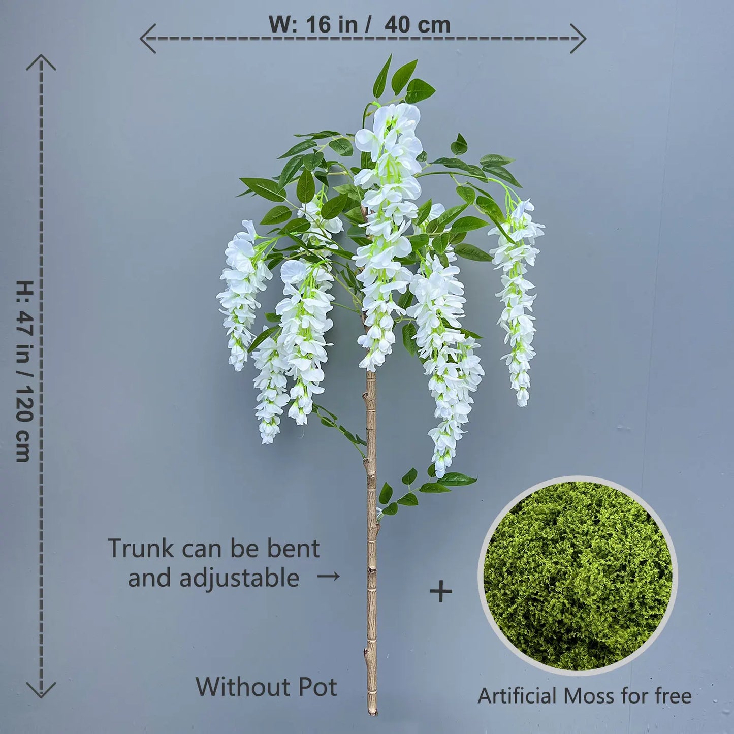 Artificial Wisteria Tree Décor