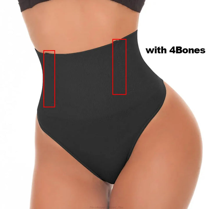 Seamless Thong Shapewear Women High Waist Tummy Control Panties Slimming Underwear Butt Lifter Belly Waist Trainer Body Shaper