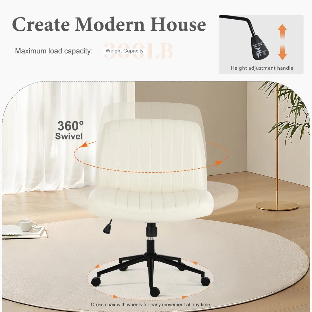 JHK Armless Swivel Office Chair