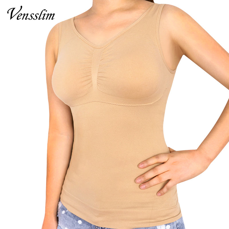 Slim Up Lift Plus Size Bra Tank Top Women Body Shaper Removable Body Shapers Underwear Slimming Corset Shapewear Sexy Shapers