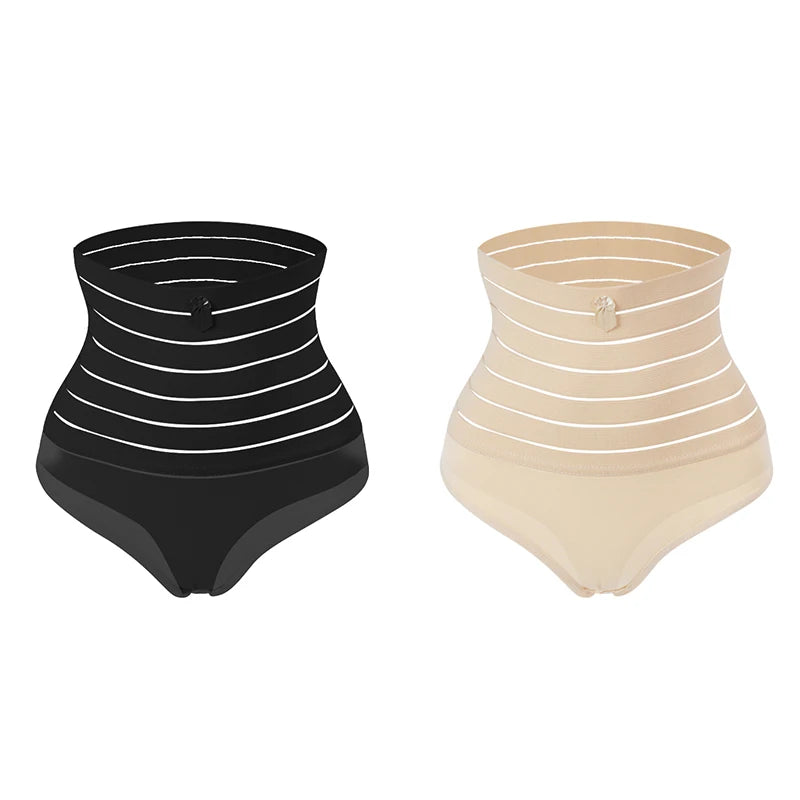 Sexy Women Thong Shaper High Waist Tummy Control Panties Slimming Underwear Waist Trainer Shaping Briefs Butt Lifter Body Shaper
