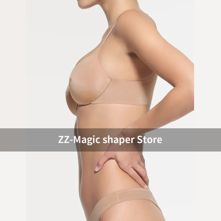 Longline Wireless Expandable Cup Bra Tummy Control Underwear Corset Waist Trainer Sexy Body Shape Push Up Breathable Lingerie