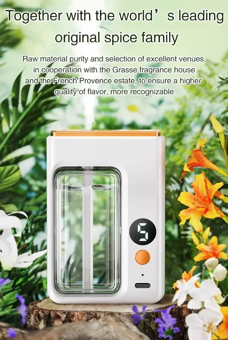 Mini Aromatherapy Machine Home Essential Oil Diffuser Multi Functional Adjustable Car Aromatherapy Fresh Air Deodorization