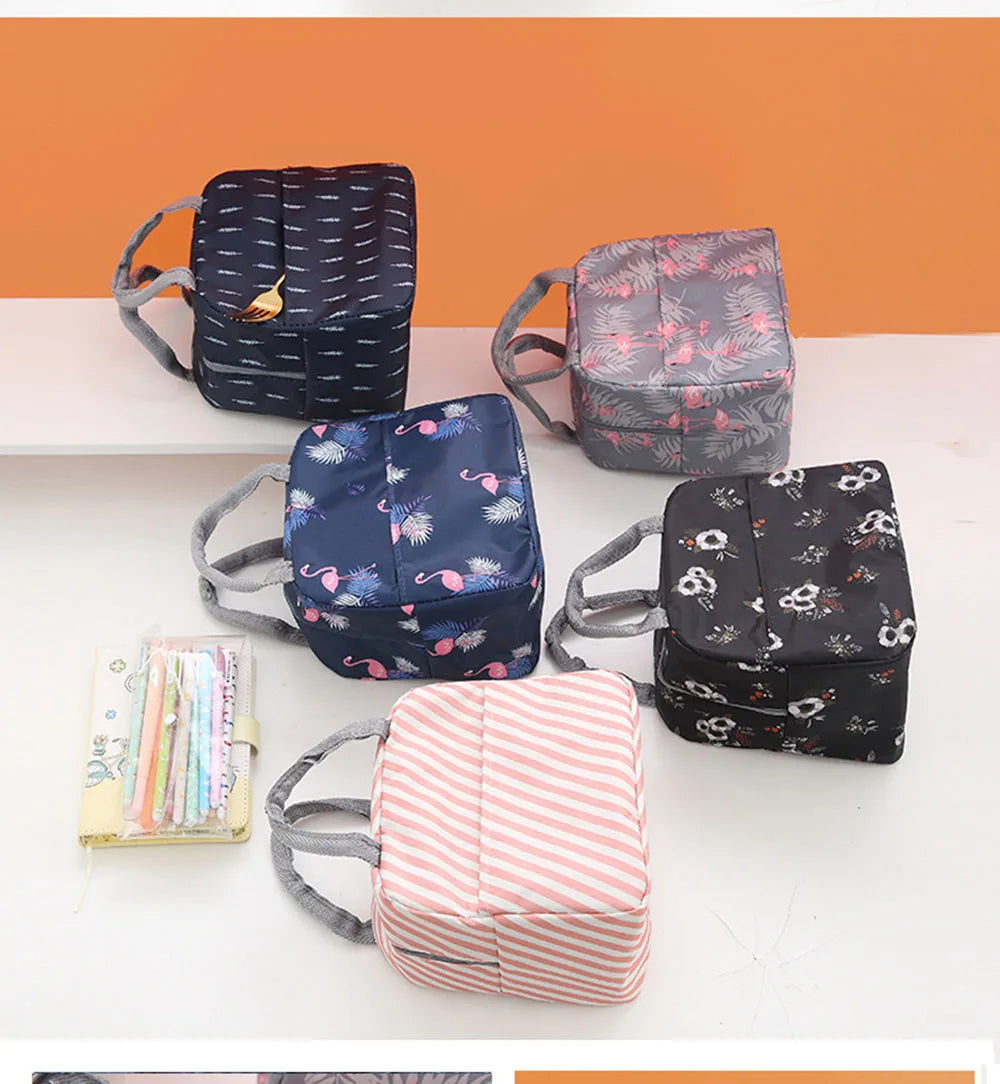 Thermal Bag Food Storage bag Student lunchbox cool bag for Children Food Container for Kids School small Thermal Lunch food Bag