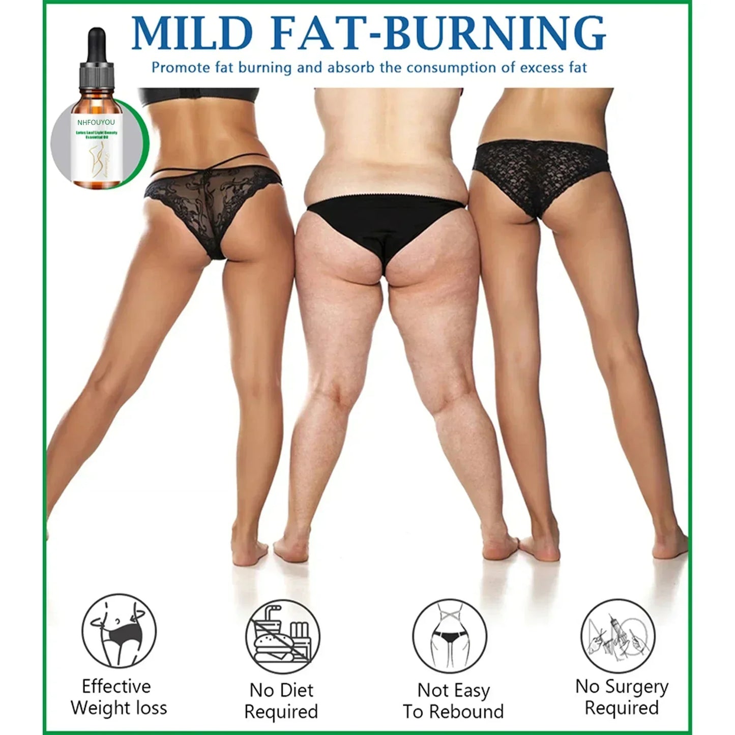 Natural Plant Essential Oils Extracted From The Body for Body Management Restoring and Maintaining Figure