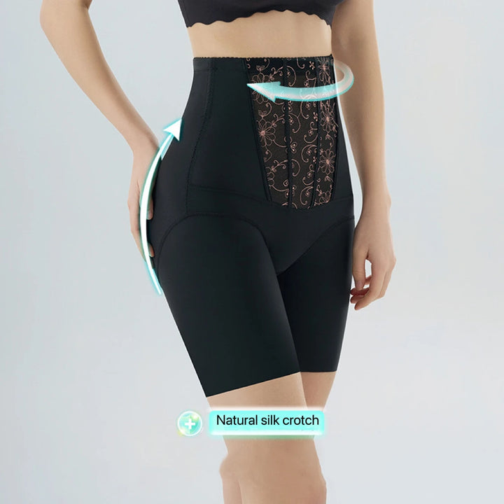 1pcs Seamless Belly Shaping Briefs Embroidery Lifting Hip Pants Slimming Panties Women Potent Shaper Underwear Safety Panty