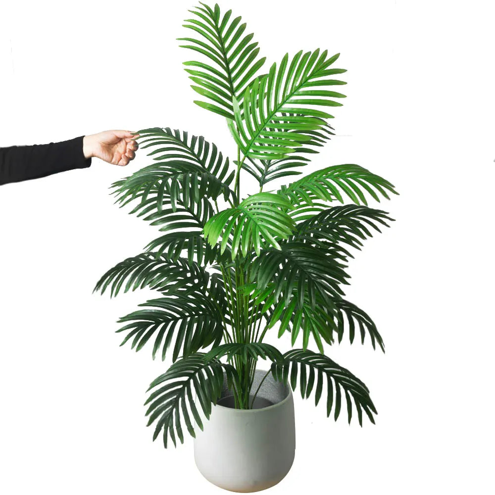 Large Artificial Palm Tree โ Tropical Home Decor