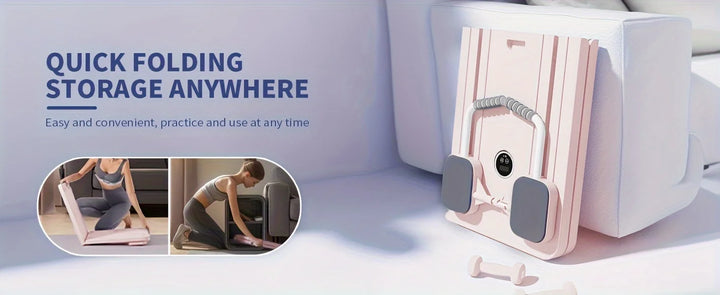 2024 Home Fitness Multifunctional 5-in-1 Pilates Skateboard Foldable Pilates Reformer Board Home