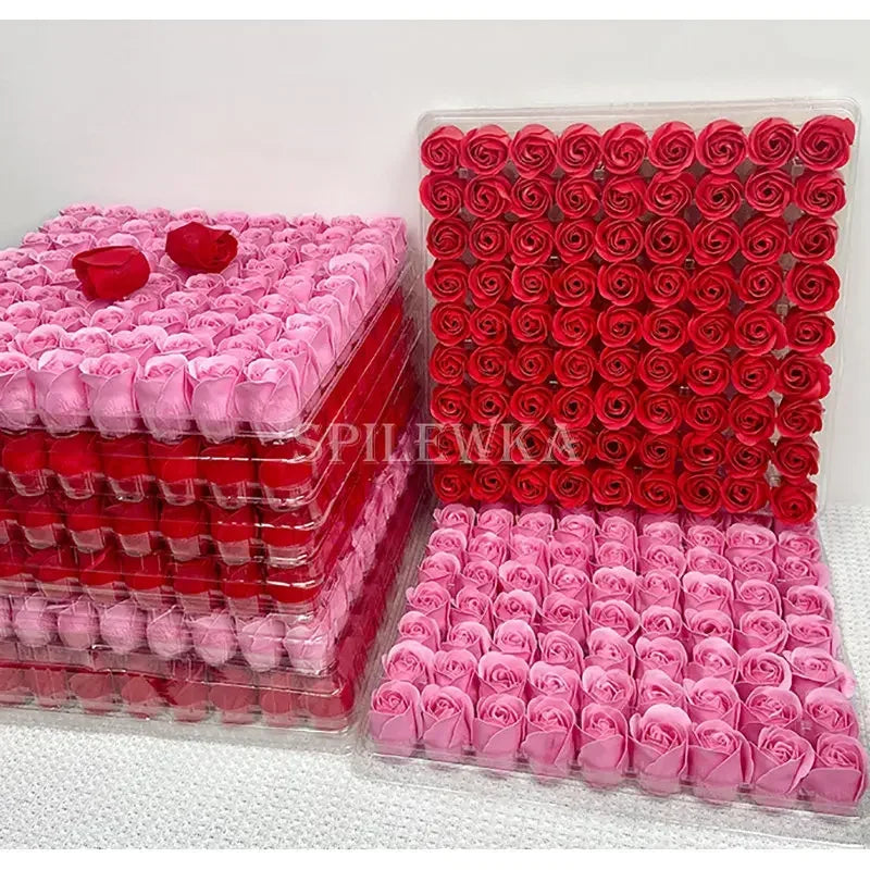 Three-Layer Artificial Rose Set