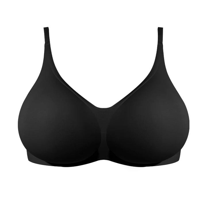 Large 2 In 1 Silicone Breast Pocket Bra Underwear Small Chest Becoming a Big Chest Pad Simulation Cartoon Chest Seamless