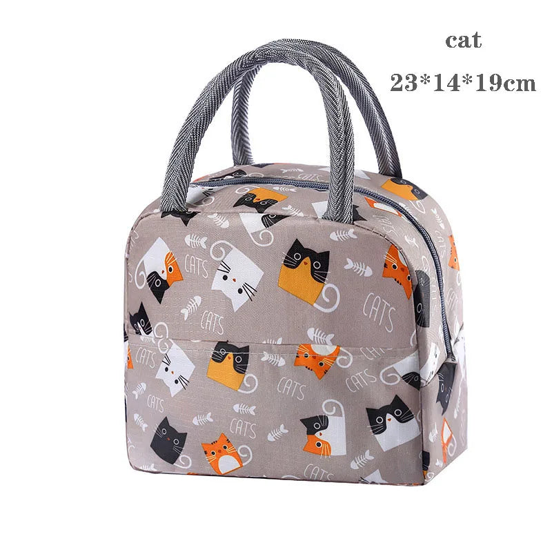 Thermal Bag Food Storage bag Student lunchbox cool bag for Children Food Container for Kids School small Thermal Lunch food Bag