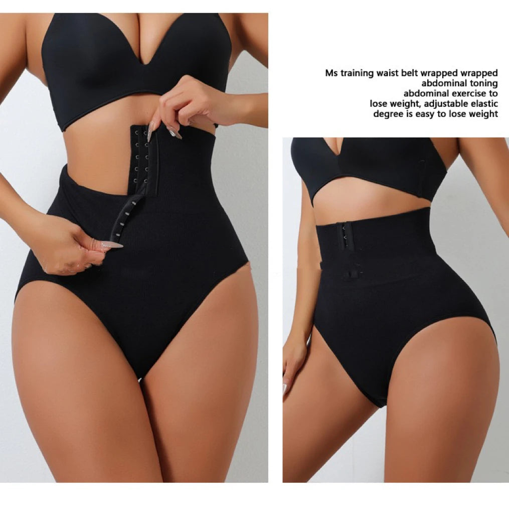 1pcs Women High Waist Shaping Briefs Buckle adjustment Body Shaper Slimming Underwear Butt Lifter Control Pantie Shapewear Pant