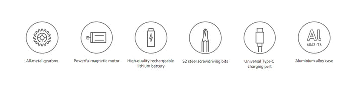 Xiaomi Mijia Electric Precision Screwdriver Magnetic Kit with 24 PCS Screw Heads Power Tools Sets for Smart Home PC Phone Repair