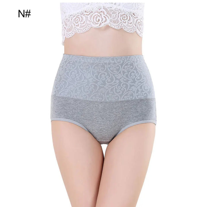 Cotton Underwear Women High Waist Lingerie For Ladies Briefs Tummy Control Panties C-Section Recovery XXXXL Plus Size Underpants