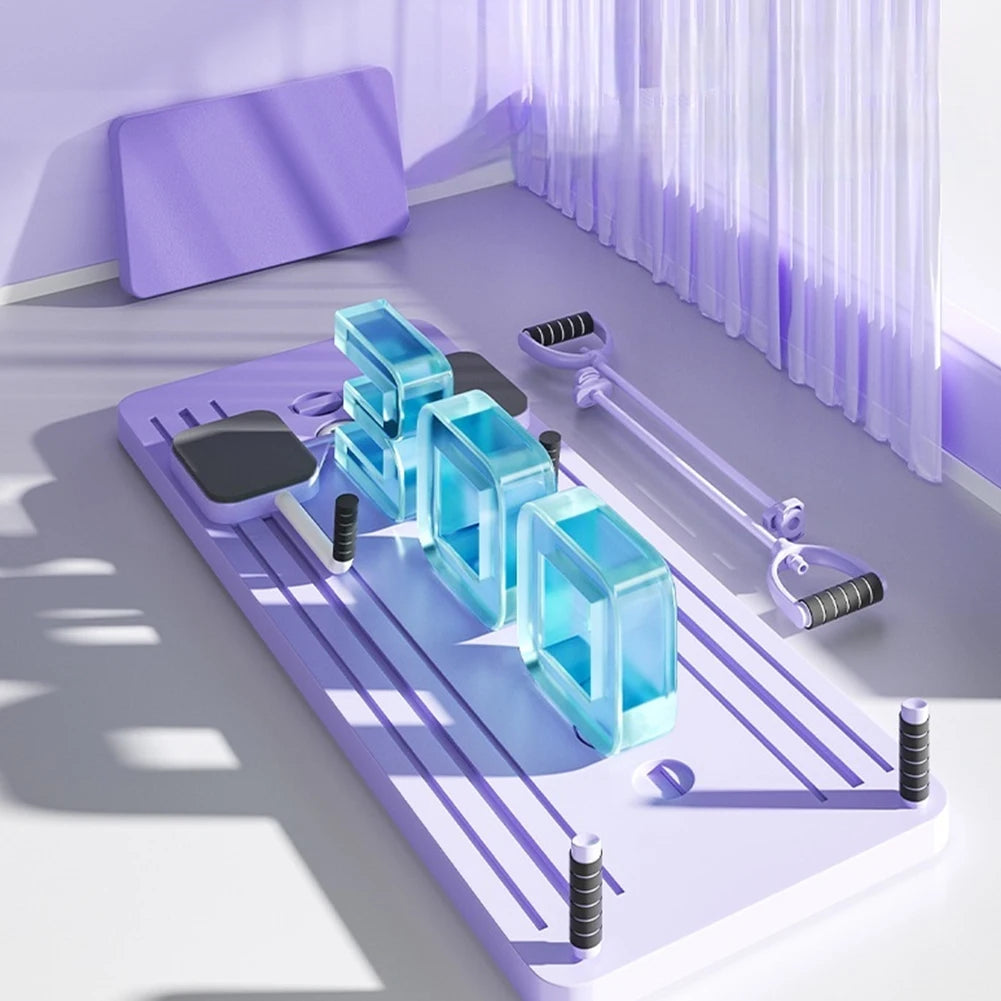 Multifunctional Fitness Board Exercise Machine Non Slip Abdominal Board Foldable Push Up Board for Full Body Workout