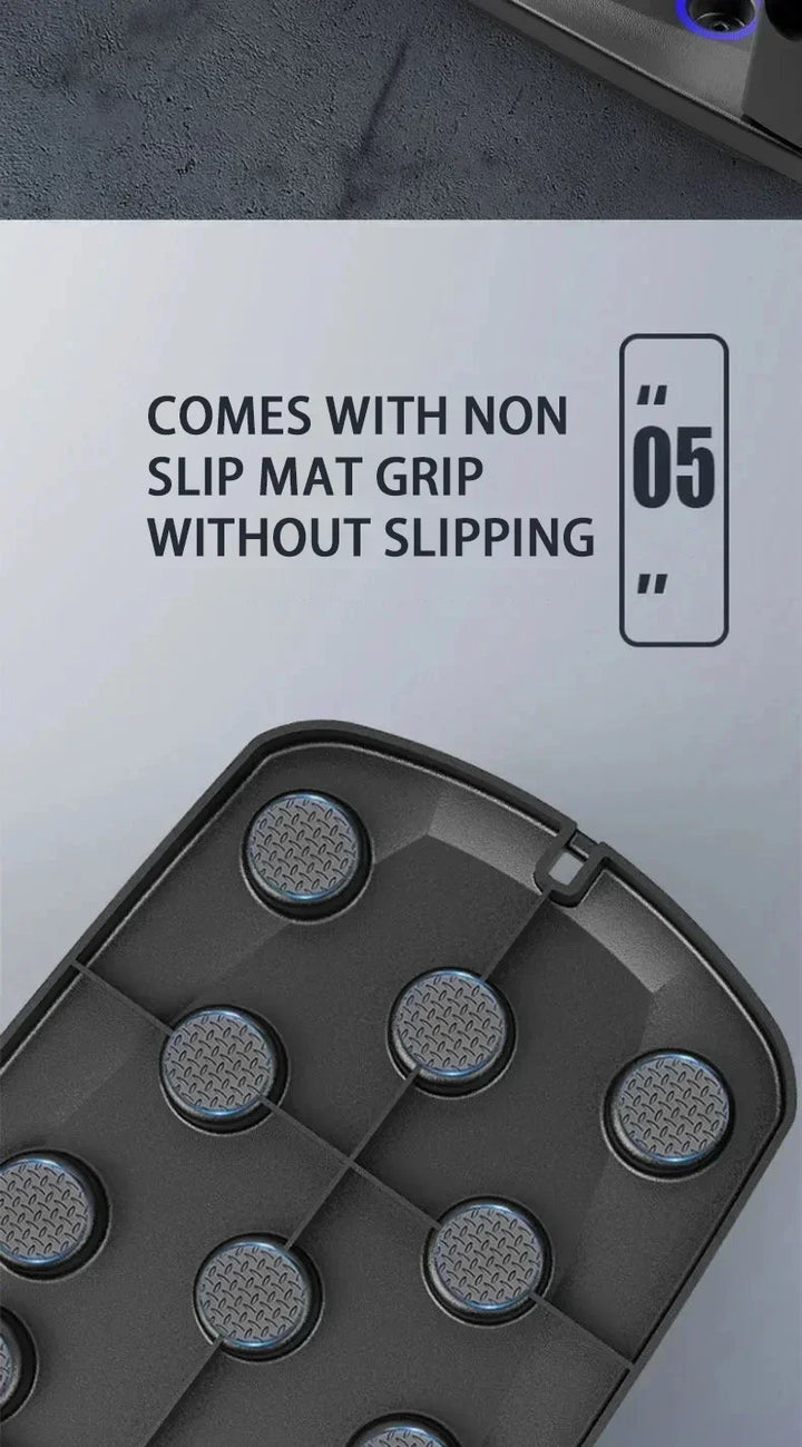 Gift Portable Multifunctional Push-up Board Set with Handles Foldable Fitness Equipment for Chest Abdomen Arms and Back Training