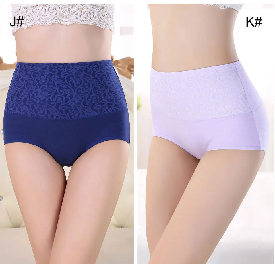 Cotton Underwear Women High Waist Lingerie For Ladies Briefs Tummy Control Panties C-Section Recovery XXXXL Plus Size Underpants