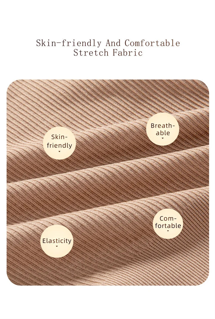 Flarixa Seamless Tummy Control Shapewear Women Thong Fajas Body Shaper High Collar Sleeveless Bodysuits Slimming Lingerie