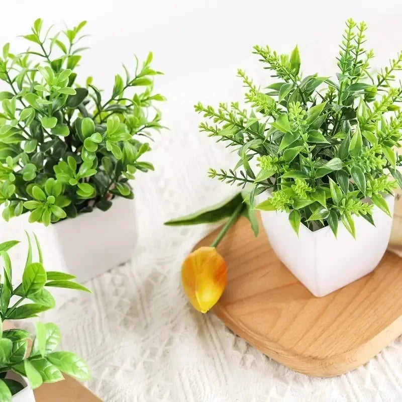 Mini Artificial Eucalyptus Potted Plant