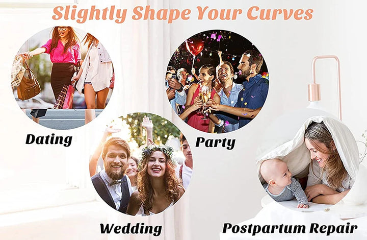 Sexy Full Slip Shapewear Women Dress V Neck Bodycon Underwear Smooth Compression Body Shaper Slimming Waist Abdomen Belly Corset