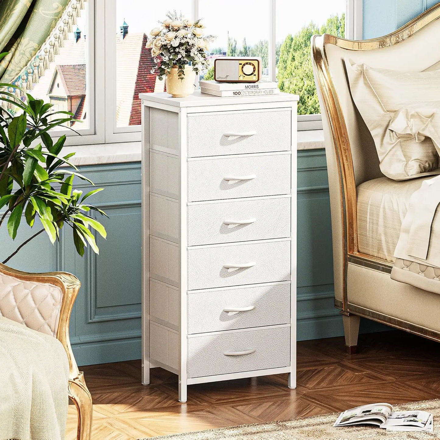 Tall Dresser with 6 Drawers