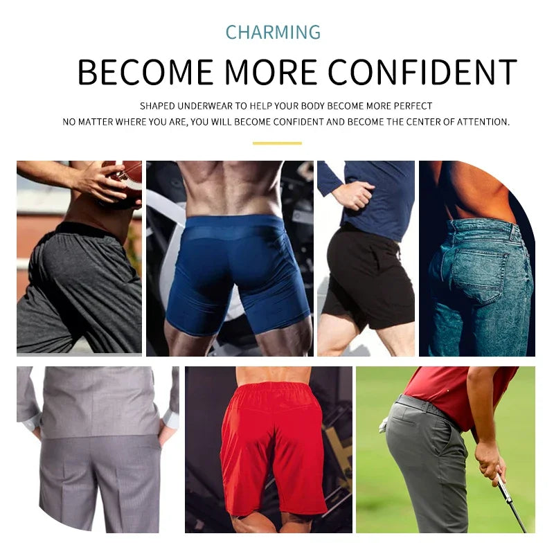 Men Butt Lifter Shapewear Butt Shaper Boxer Padded Enhancing Underwear Tummy Control Daily Briefs Male Lingerie Body Shaper