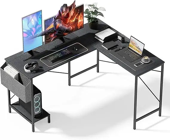 infiniPower 50" L-Shaped Gaming Desk